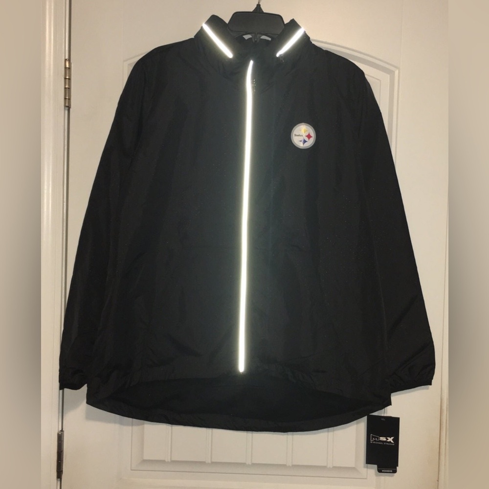 NWT NFL MSX BY Michael Strahan Womens’s SZ Large Steelers Jacket